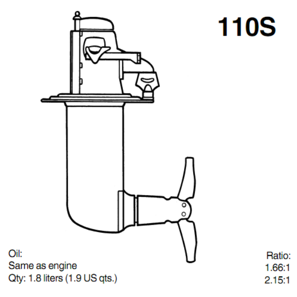110 S PIEDE VOLVO PENTA