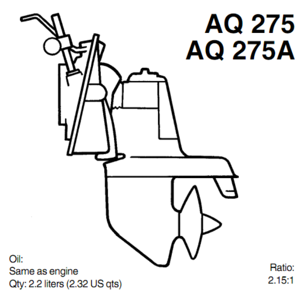 AQ 275 PIEDE VOLVO PENTA