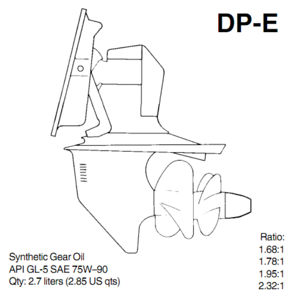 DP-E PIEDE VOLVO PENTA