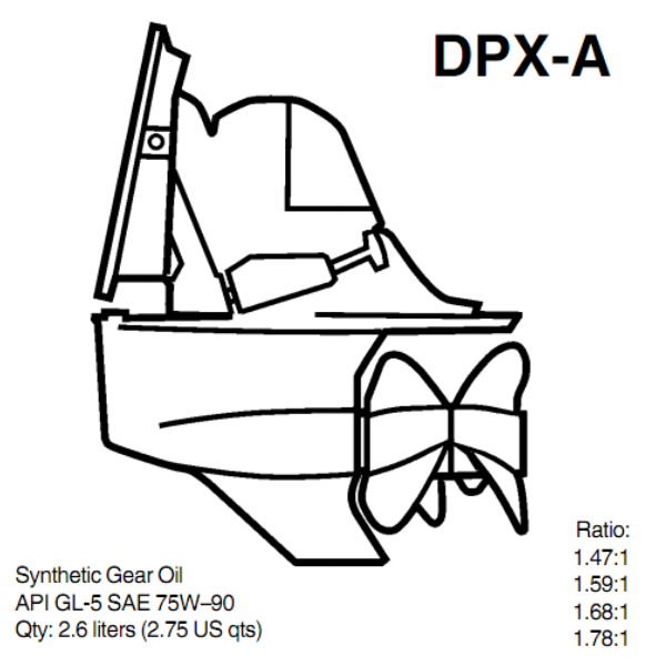 DPX-A PIEDE VOLVO PENTA