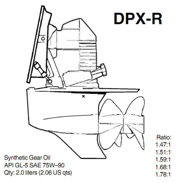 DPX-R PIEDE VOLVO PENTA