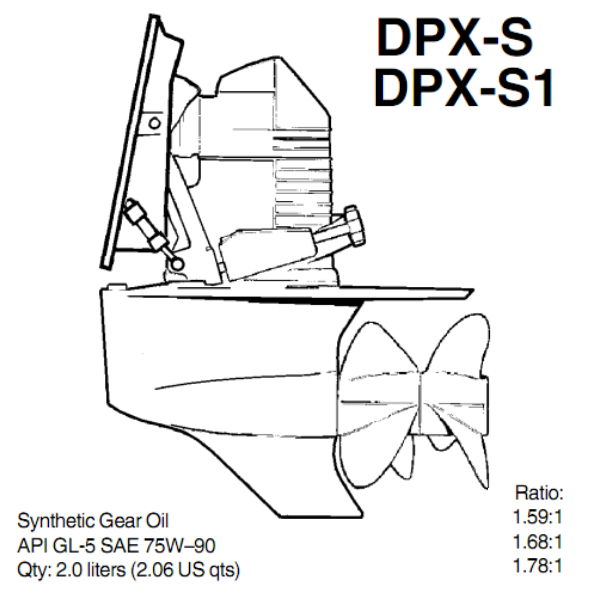 DPX-S PIEDE VOLVO PENTA