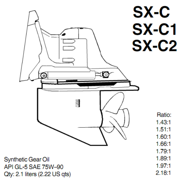 SX-C PIEDE VOLVO PENTA
