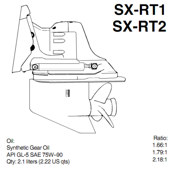 SX-R PIEDE VOLVO PENTA