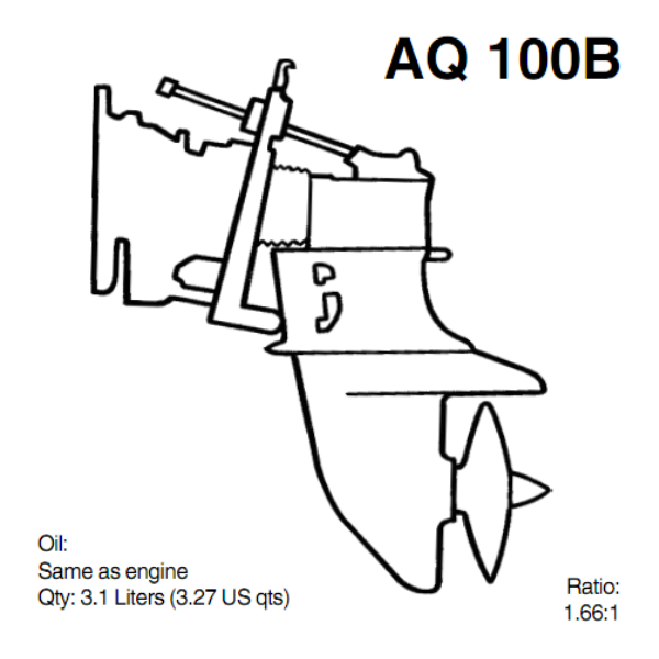 AQ 100 PIEDE VOLVO PENTA
