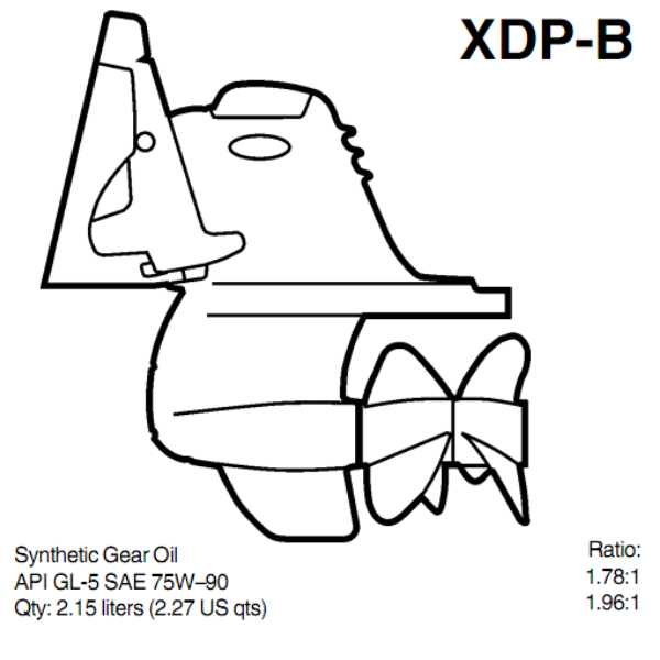 XDP-B PIEDE VOLVO PENTA